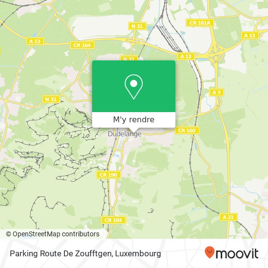 Parking Route De Zoufftgen plan