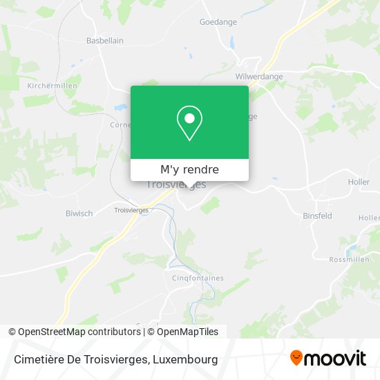 Cimetière De Troisvierges plan