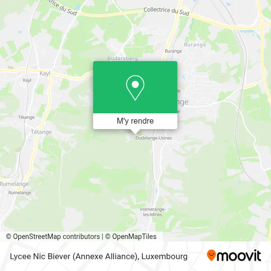 Lycee Nic Biever (Annexe Alliance) plan