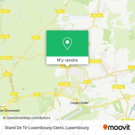 Stand De Tir Luxembourg-Cents plan