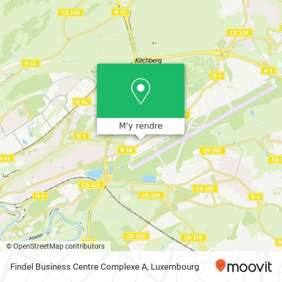 Findel Business Centre Complexe A plan