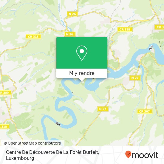 Centre De Découverte De La Forêt Burfelt plan