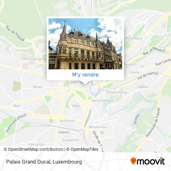Palais Grand Ducal plan