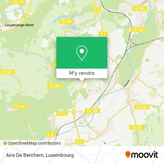Aire De Berchem plan