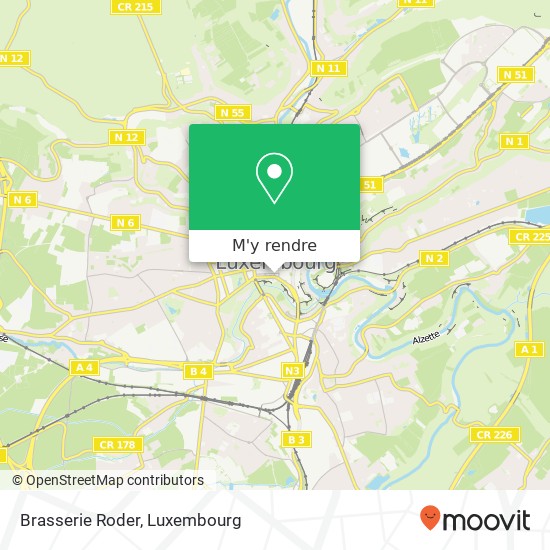 Brasserie Roder plan