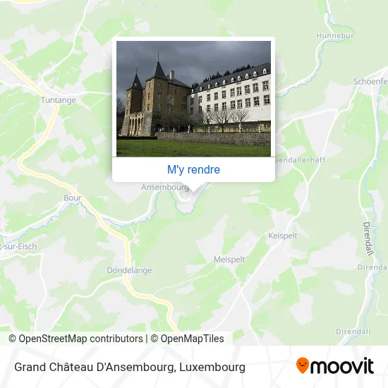 Grand Château D'Ansembourg plan