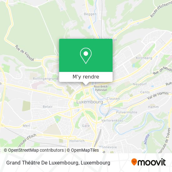 Grand Théâtre De Luxembourg plan