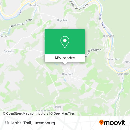 Müllerthal Trail plan