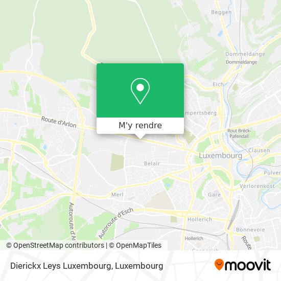 Dierickx Leys Luxembourg plan