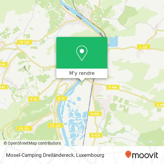 Mosel-Camping Dreiländereck plan
