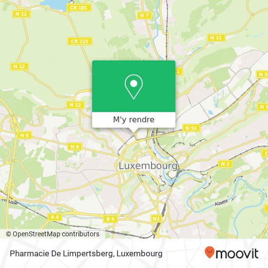 Pharmacie De Limpertsberg plan