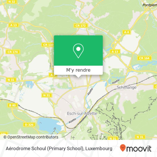 Aérodrome Schoul (Primary School) plan