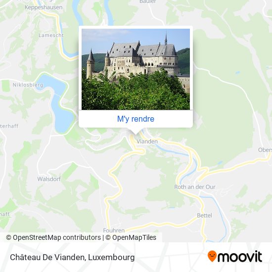 Château De Vianden plan