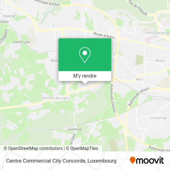 Centre Commercial City Concorde plan