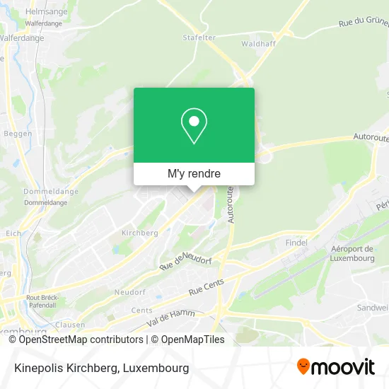 Kinepolis Kirchberg plan