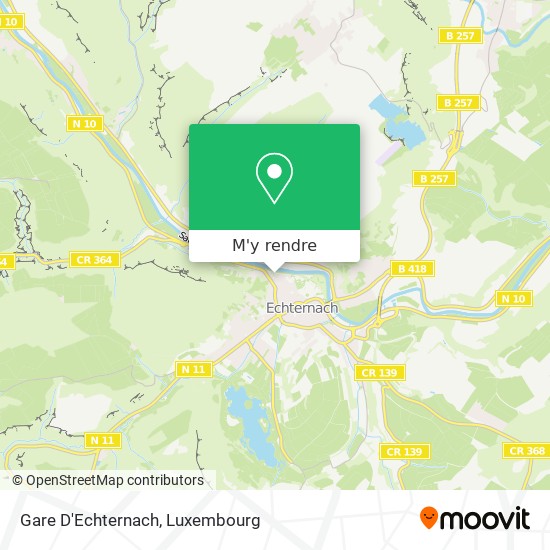 Gare D'Echternach plan