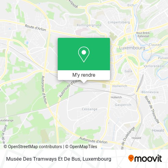 Musée Des Tramways Et De Bus plan
