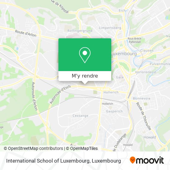 International School of Luxembourg plan