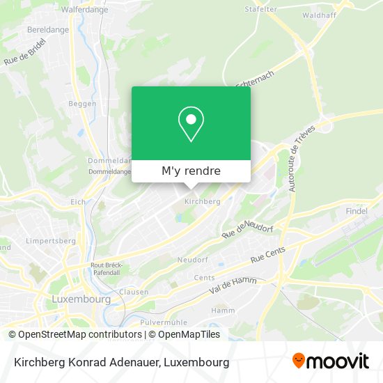 Kirchberg Konrad Adenauer plan