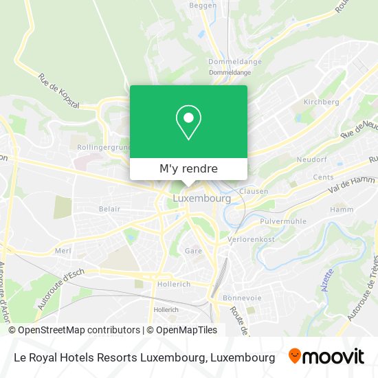 Le Royal Hotels Resorts Luxembourg plan
