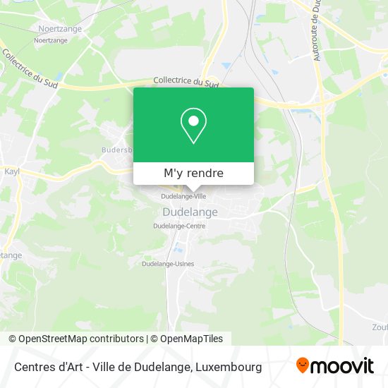 Centres d'Art - Ville de Dudelange plan