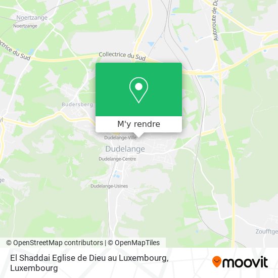 El Shaddai Eglise de Dieu au Luxembourg plan