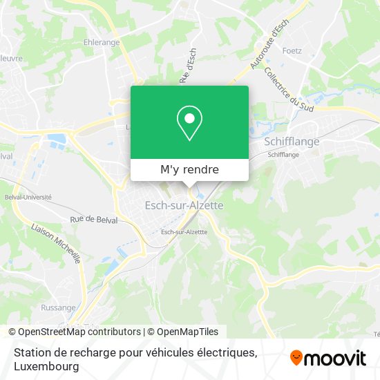 Station de recharge pour véhicules électriques plan