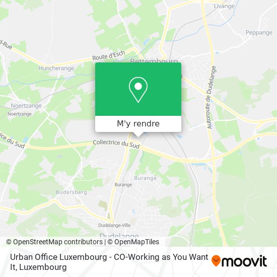 Urban Office Luxembourg - CO-Working as You Want It plan