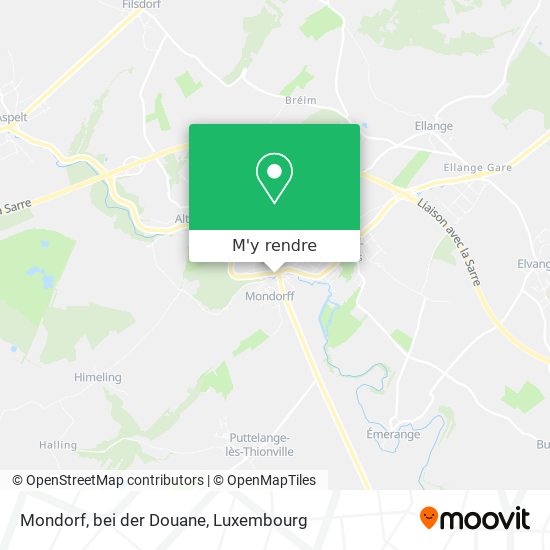 Mondorf, bei der Douane plan