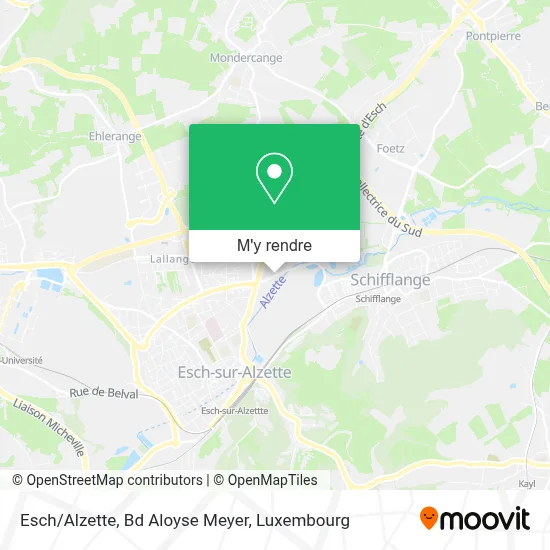 Esch/Alzette, Bd Aloyse Meyer plan