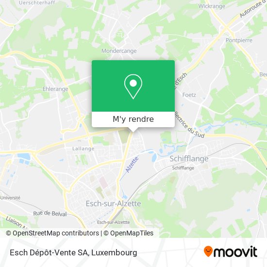 Esch Dépôt-Vente SA plan