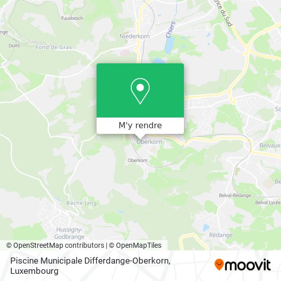 Piscine Municipale Differdange-Oberkorn plan