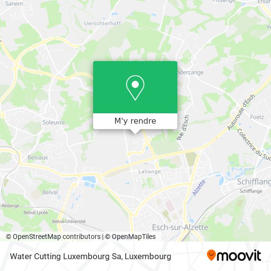 Water Cutting Luxembourg Sa plan
