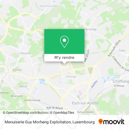 Menuiserie Guy Morheng Exploitation plan