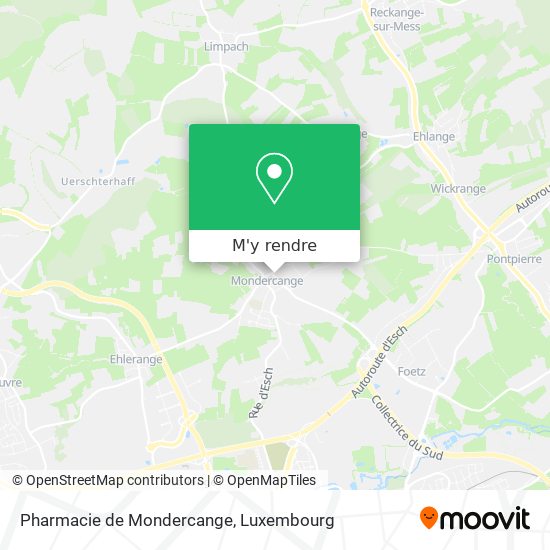 Pharmacie de Mondercange plan
