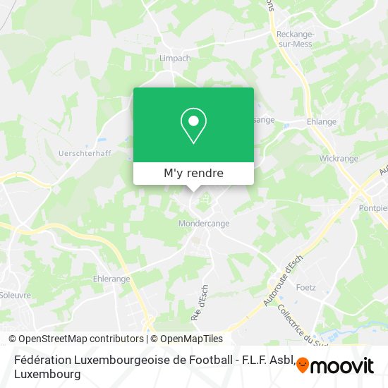 Fédération Luxembourgeoise de Football - F.L.F. Asbl plan