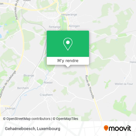 Gehaëneboesch plan