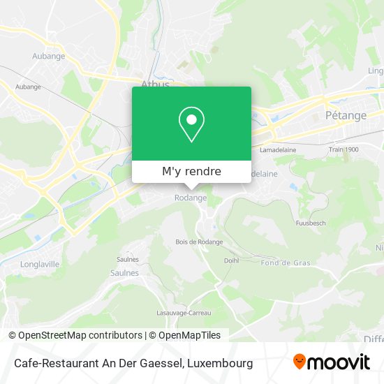 Cafe-Restaurant An Der Gaessel plan