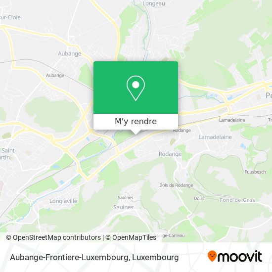 Aubange-Frontiere-Luxembourg plan