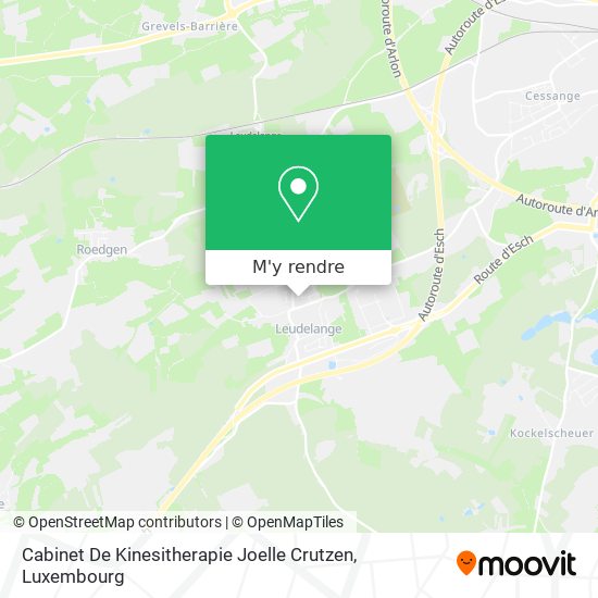 Cabinet De Kinesitherapie Joelle Crutzen plan