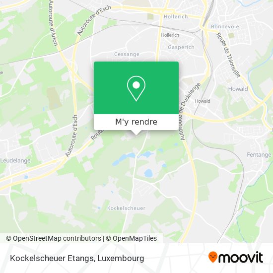 Kockelscheuer Etangs plan