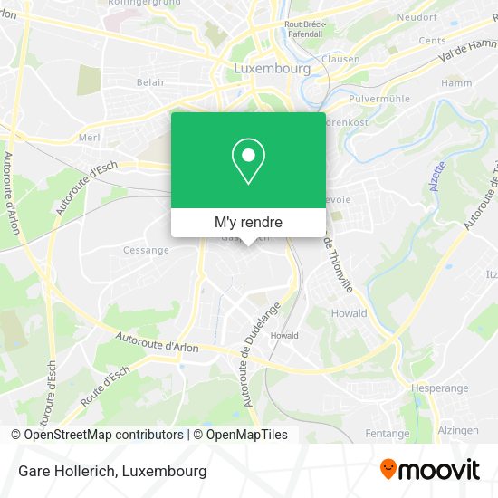 Gare Hollerich plan