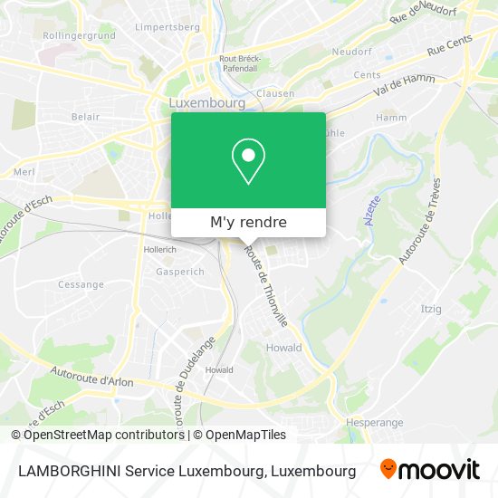 LAMBORGHINI Service Luxembourg plan