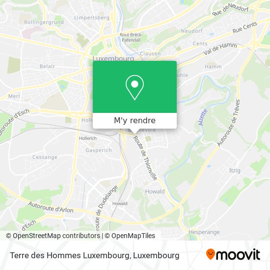 Terre des Hommes Luxembourg plan