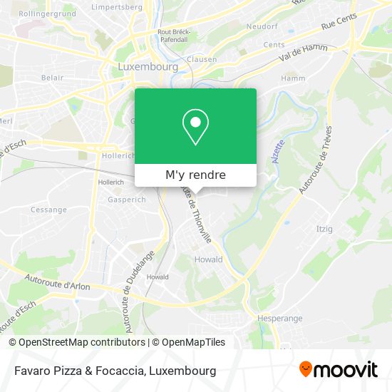 Favaro Pizza & Focaccia plan