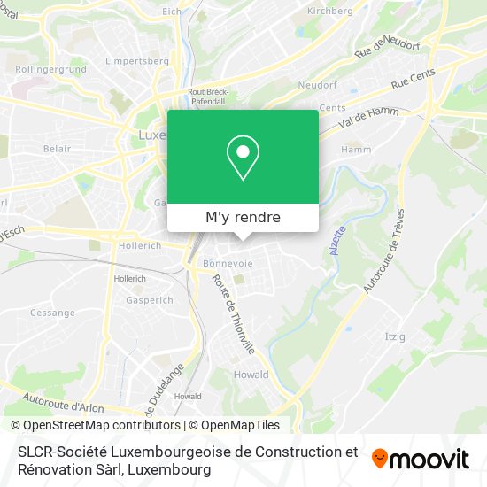 SLCR-Société Luxembourgeoise de Construction et Rénovation Sàrl plan