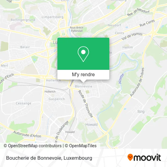 Boucherie de Bonnevoie plan