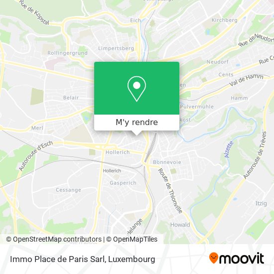 Immo Place de Paris Sarl plan