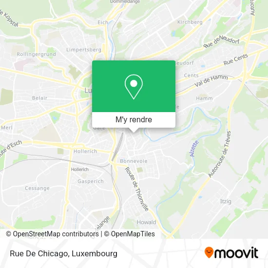 Rue De Chicago plan