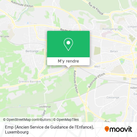 Emp (Ancien Service de Guidance de l'Enfance) plan